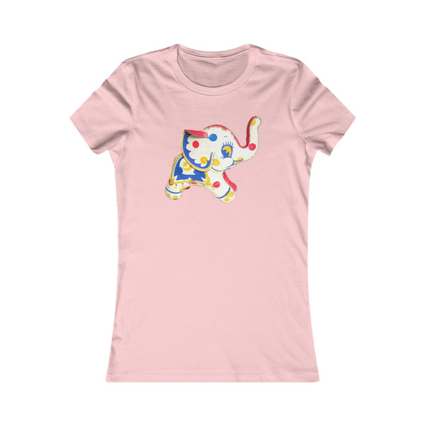 Vintage Circus Elephant Toy Women's Tee