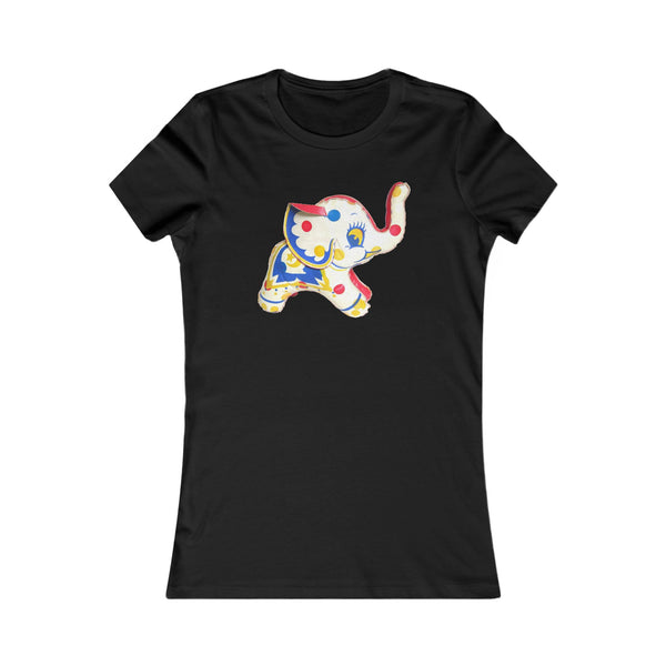 Vintage Circus Elephant Toy Women's Tee
