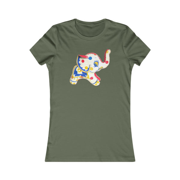 Vintage Circus Elephant Toy Women's Tee