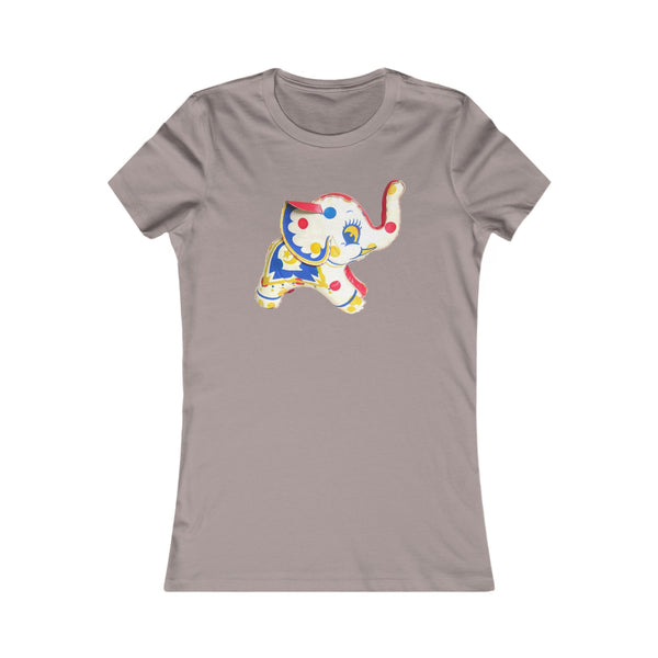 Vintage Circus Elephant Toy Women's Tee
