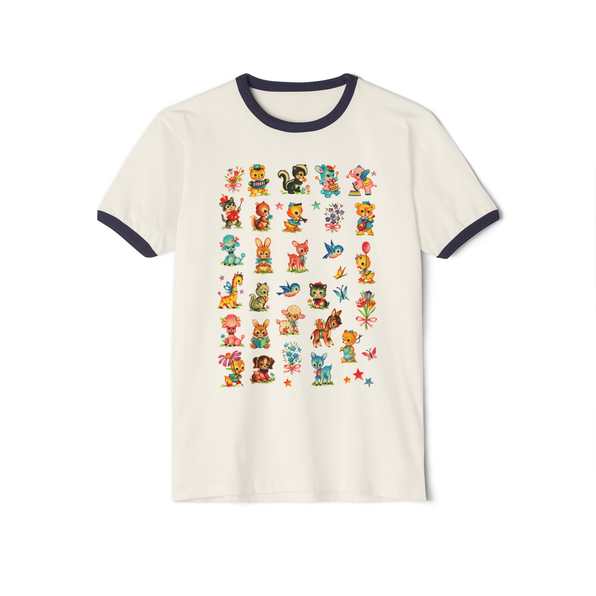 Baby Animals Unisex Cotton Ringer T-Shirt – Acme Baby Co. LLC