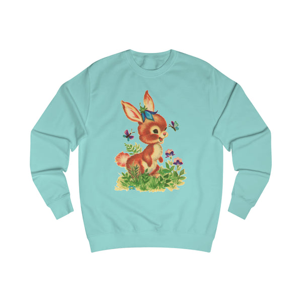 Springtime Bunny Rabbit Unisex Sweatshirt
