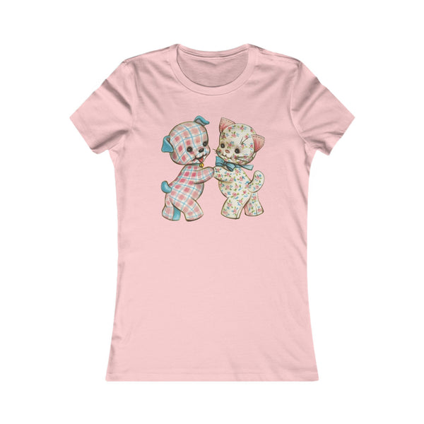 Pastel Kitty and Puppy Women's Favorite Tee