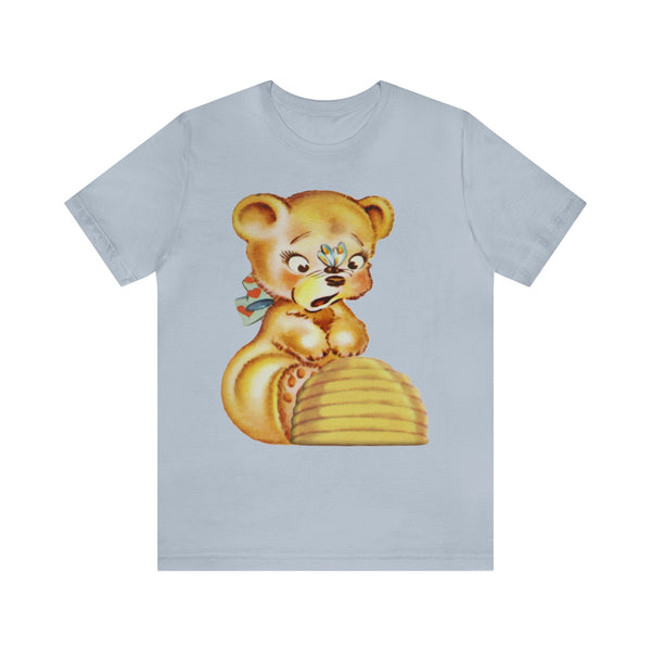 Honey Bear with Butterfly Unisex Tee