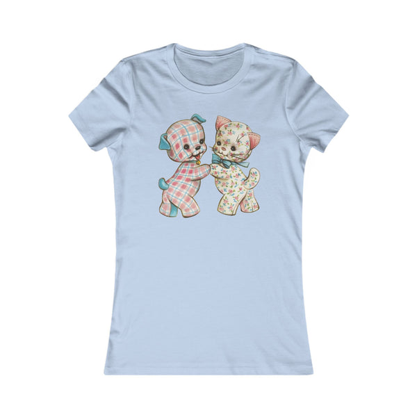 Pastel Kitty and Puppy Women's Favorite Tee