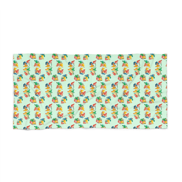 Joyful Fish Beach Towel