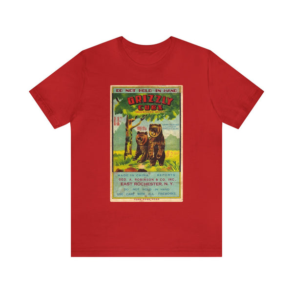 Grizzly Cubs Firecrackers Unisex Tee