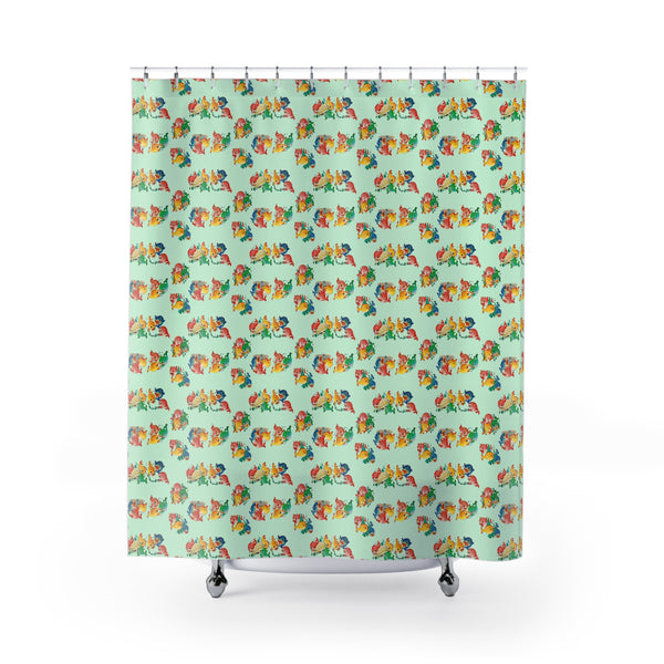 Joyful Fish Shower Curtain