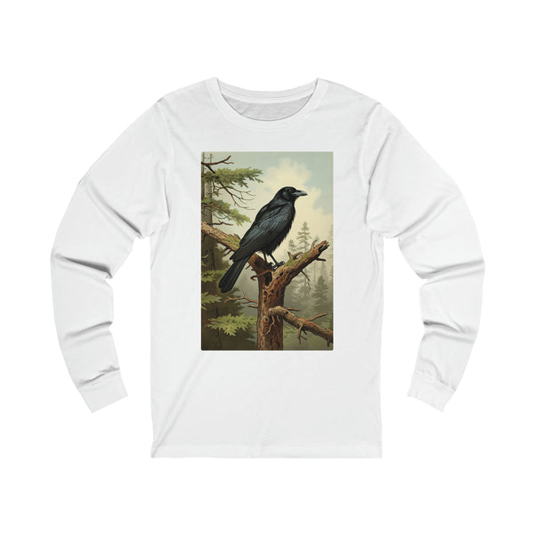 Beautiful Crow Unisex Jersey Long Sleeve Tee