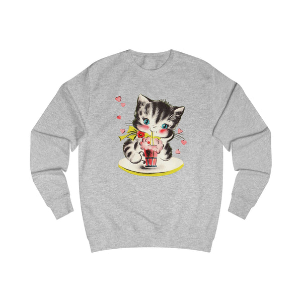 Little Soda Shop Kitten Unisex Sweatshirt