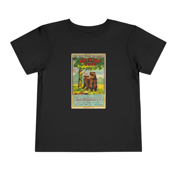 Grizzly Cubs Firecrackers Toddler Short Sleeve Tee