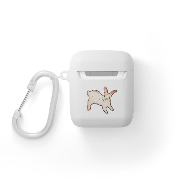 White Bunny Rabbit AirPods Case Cover