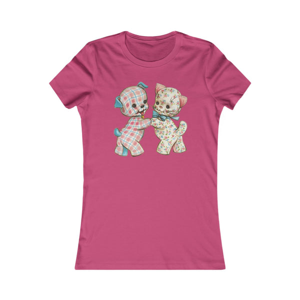 Pastel Kitty and Puppy Women's Favorite Tee