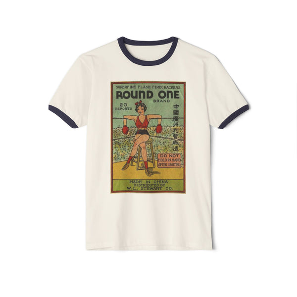 Round One Unisex Cotton Ringer T-Shirt