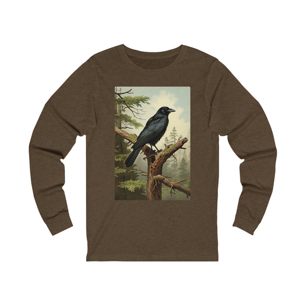 Beautiful Crow Unisex Jersey Long Sleeve Tee