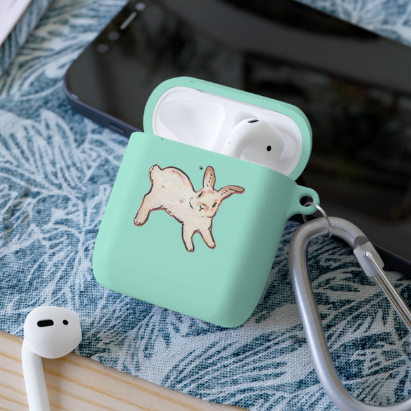 White Bunny Rabbit AirPods Case Cover