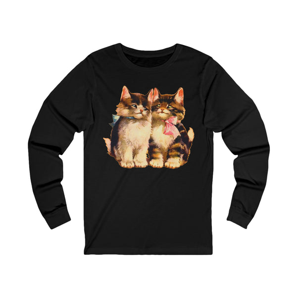 Precocious Kittens Jersey Long Sleeve Tee