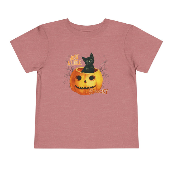 Just A Little Spooky Toddler Short Sleeve Tee