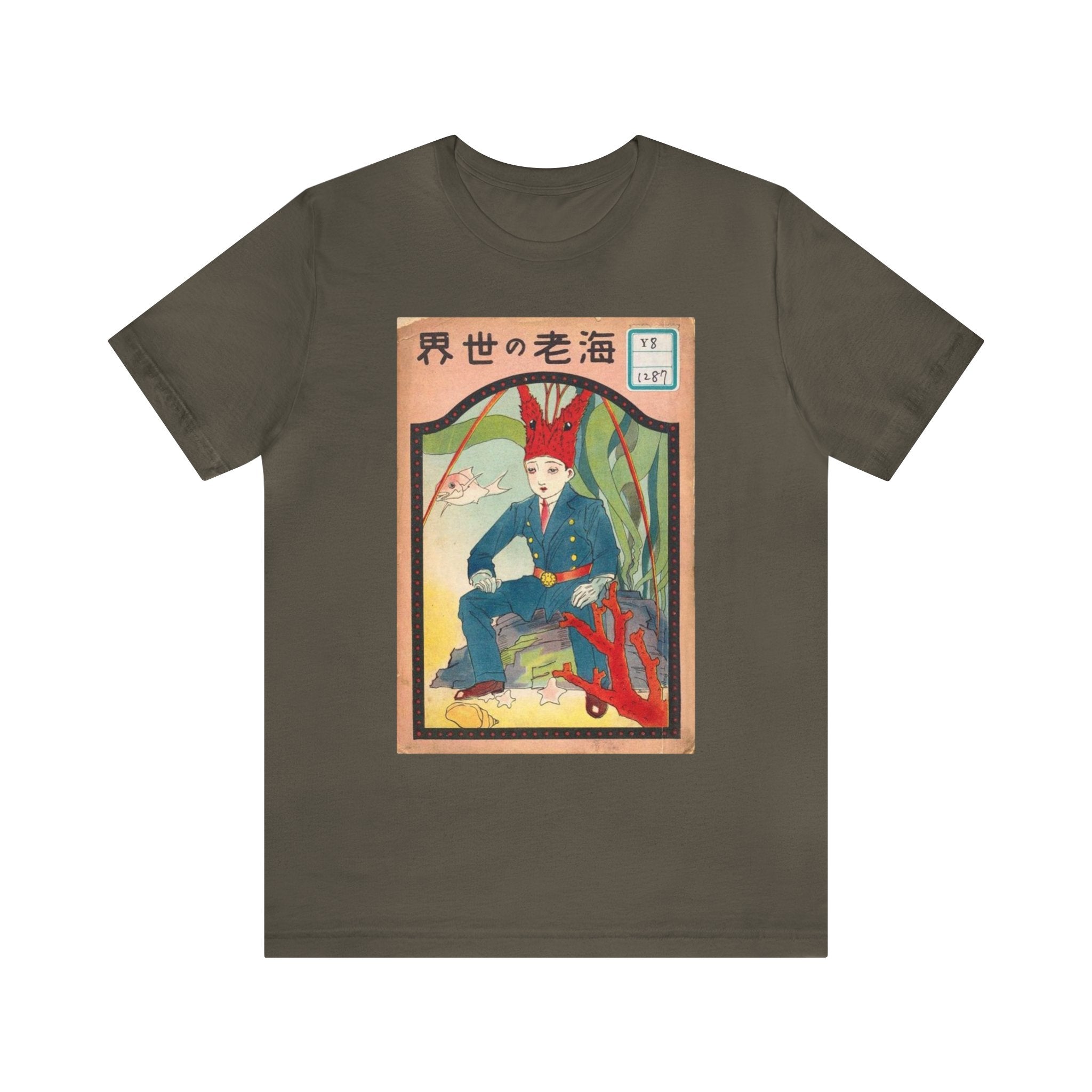 Asian Boy with Crawdad Hat Unisex T-Shirt