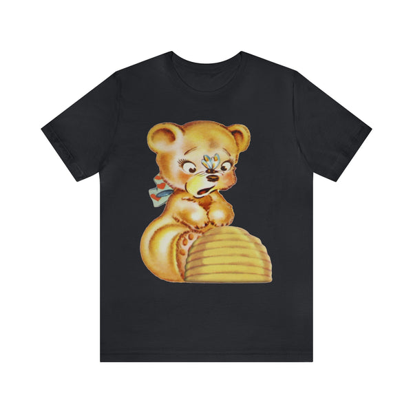 Honey Bear with Butterfly Unisex Tee