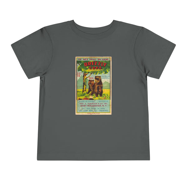 Grizzly Cubs Firecrackers Toddler Short Sleeve Tee