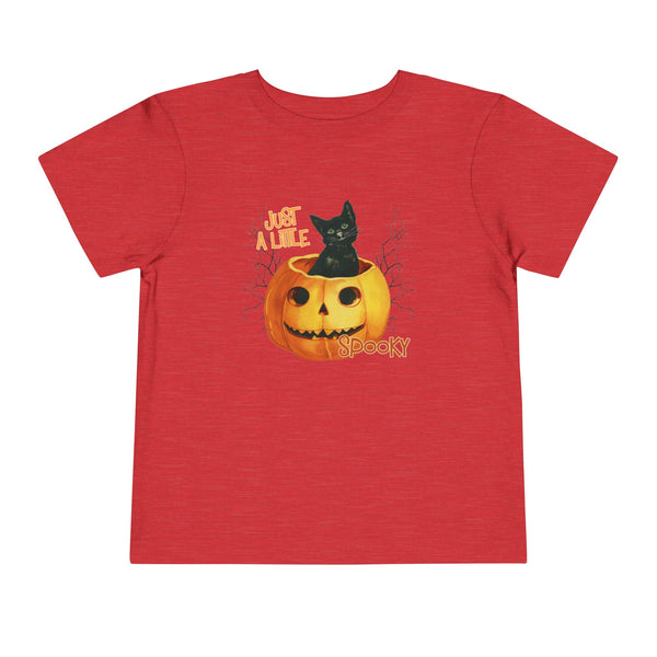 Just A Little Spooky Toddler Short Sleeve Tee