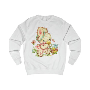 Kitschy Nursery Bunny Unisex Sweatshirt