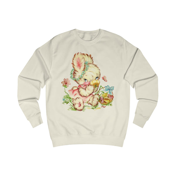 Kitschy Nursery Bunny Unisex Sweatshirt