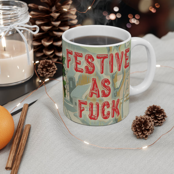 Festive as Fuck Coffee Mug