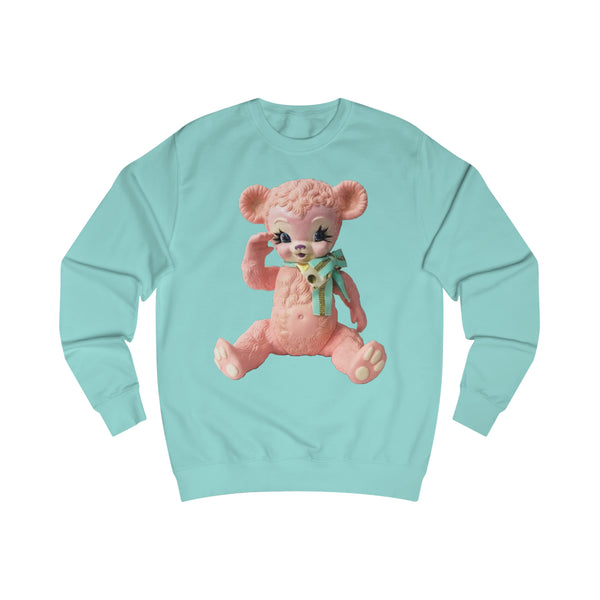 Kitschy Cute Pink Bear Unisex Sweatshirt