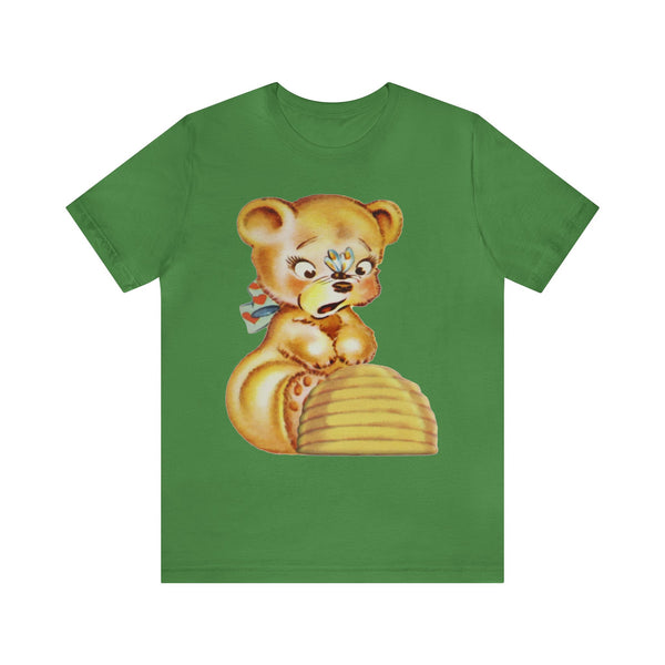 Honey Bear with Butterfly Unisex Tee