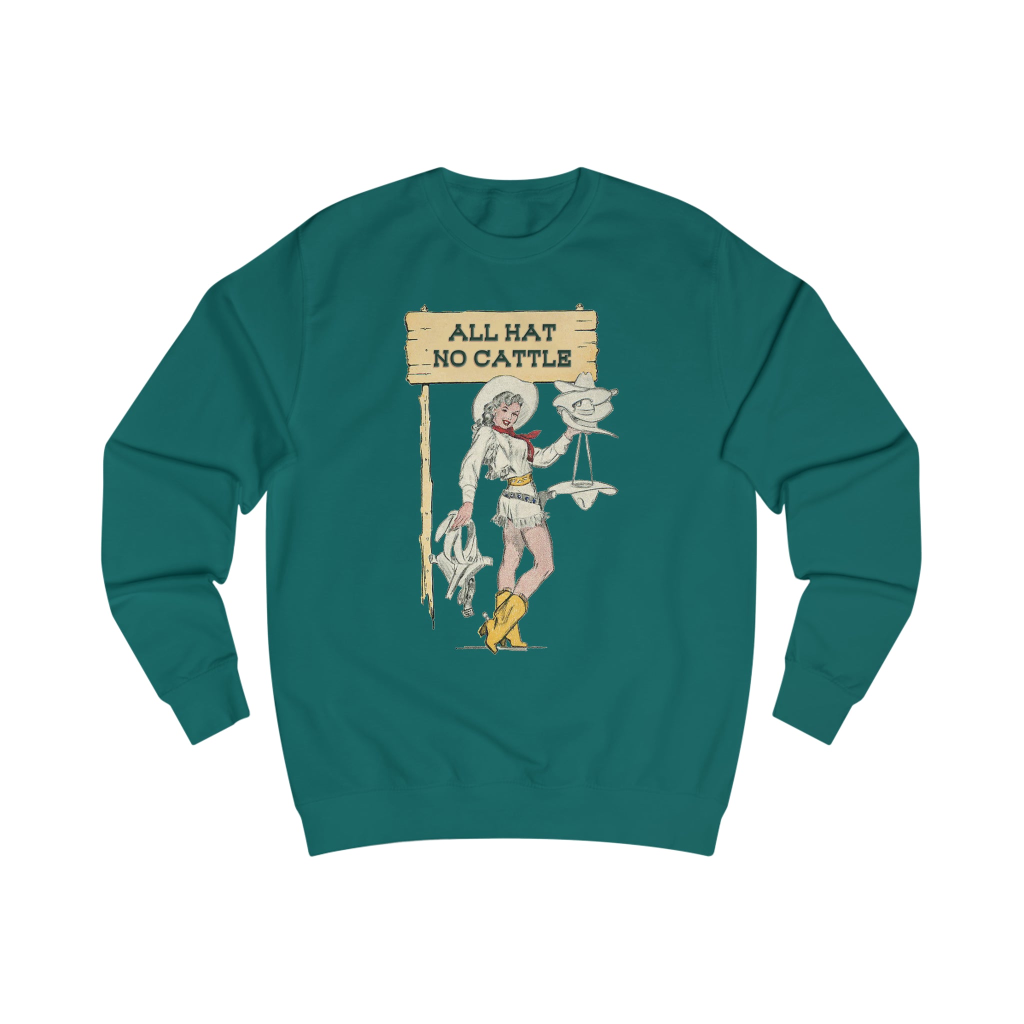 All Hat No Cattle Unisex Sweatshirt – Acme Baby Co. LLC