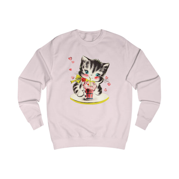Little Soda Shop Kitten Unisex Sweatshirt