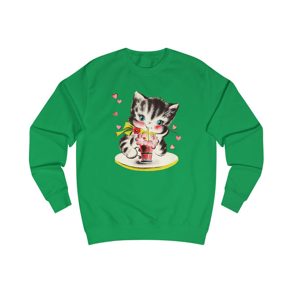 Little Soda Shop Kitten Unisex Sweatshirt