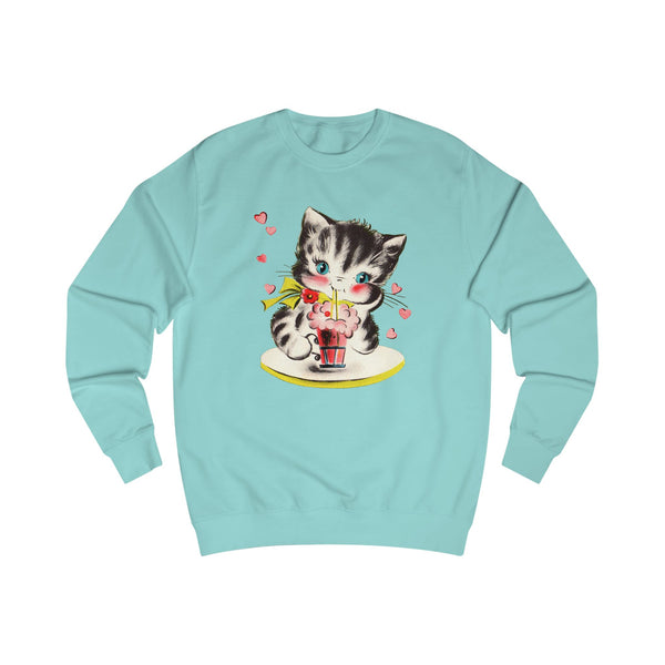 Little Soda Shop Kitten Unisex Sweatshirt