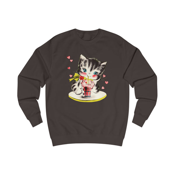 Little Soda Shop Kitten Unisex Sweatshirt