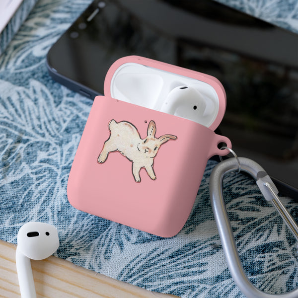 White Bunny Rabbit AirPods Case Cover