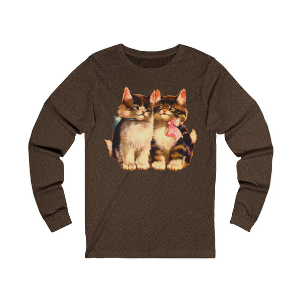 Precocious Kittens Jersey Long Sleeve Tee