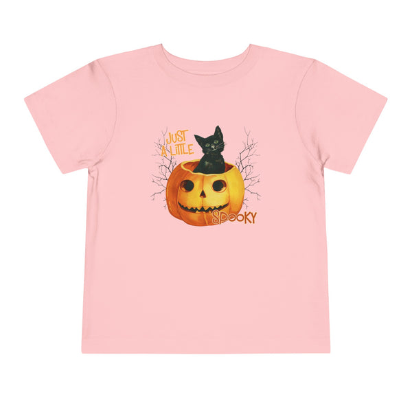 Just A Little Spooky Toddler Short Sleeve Tee