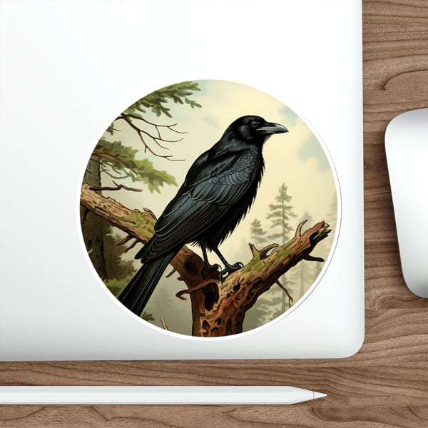 Beautiful Crow Die-Cut Sticker