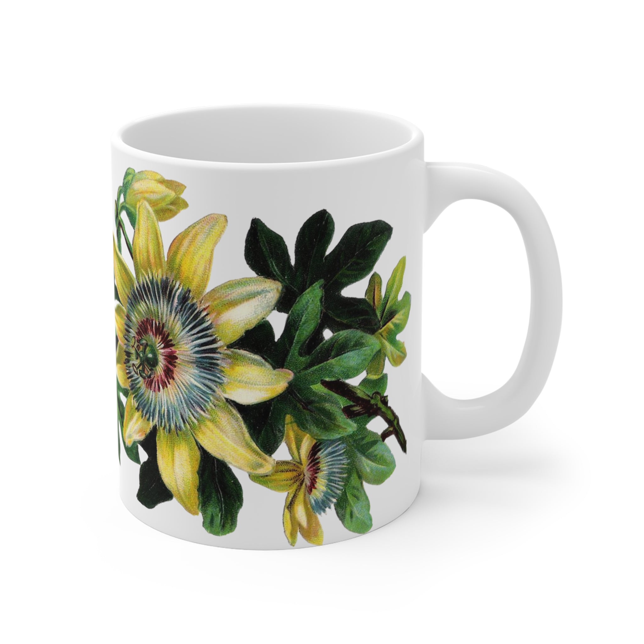 Yellow Passion Flower Mug