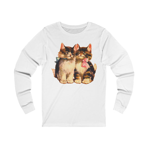 Precocious Kittens Jersey Long Sleeve Tee