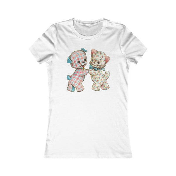 Pastel Kitty and Puppy Women's Favorite Tee