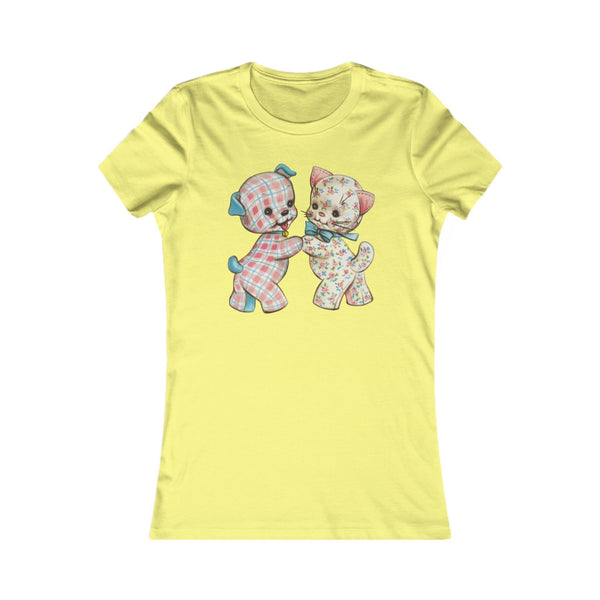 Pastel Kitty and Puppy Women's Favorite Tee