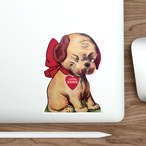 Little Love Puppy Dog Die-Cut Sticker