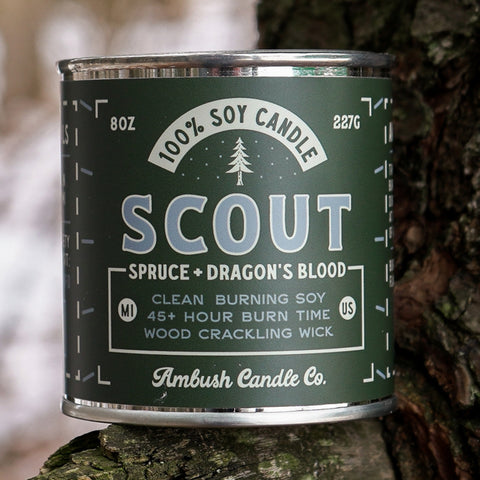 Scout | Spruce + Dragon's Blood 8oz Soy Candle