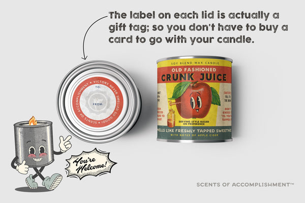 Apple Crunk Juice - Large 16oz. Candle