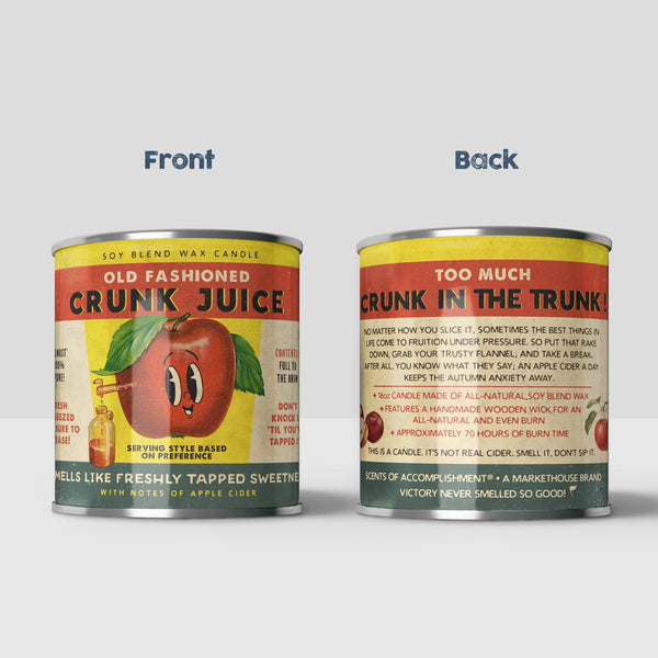 Apple Crunk Juice - Large 16oz. Candle