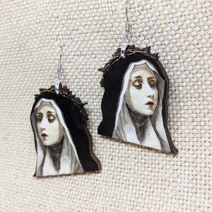 Blessed Virgin Earrings