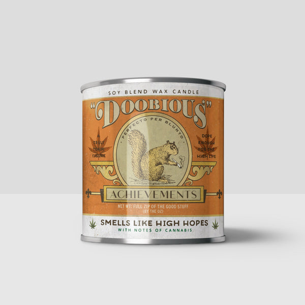 Doobious Achievements Cannabis - Large 16oz. Candle